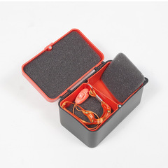 Red Worm Box Earthworm Box Plastic Bait Box Fishing Tackle Accessory Box Fishing Tackle Accessories Wholesale