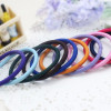 Black connecting seamless high -elastic ring hair accessories rubber band Korean style candy color hair rope head rope manufacturer direct sales