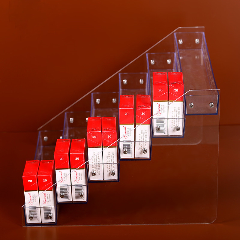 烟展示架超市亚克力售烟架便利店用化妆品口香糖面膜台式展架