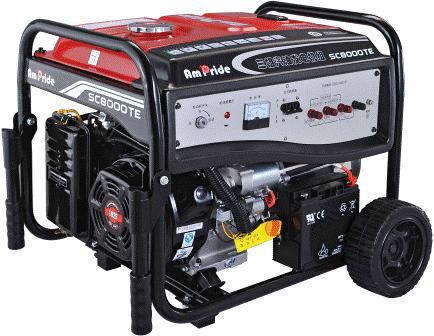 7KW神驰汽油发电机 SC8000安来汽油发电机 小型发电机