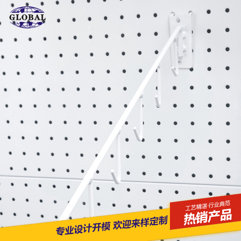 铁制箱包店展示架超市货架高欧步厂家直供精品店饰品店孔板挂钩