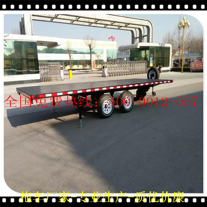 货源供应  移动抛丸机平板拖车  喷砂设备拖车厂家供应