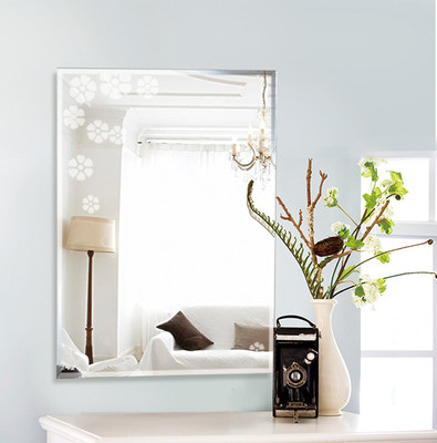 Manufactor customized Bathroom mirror Wall hanging Frameless Bath Mirror Simple European TOILET Cosmetic mirror