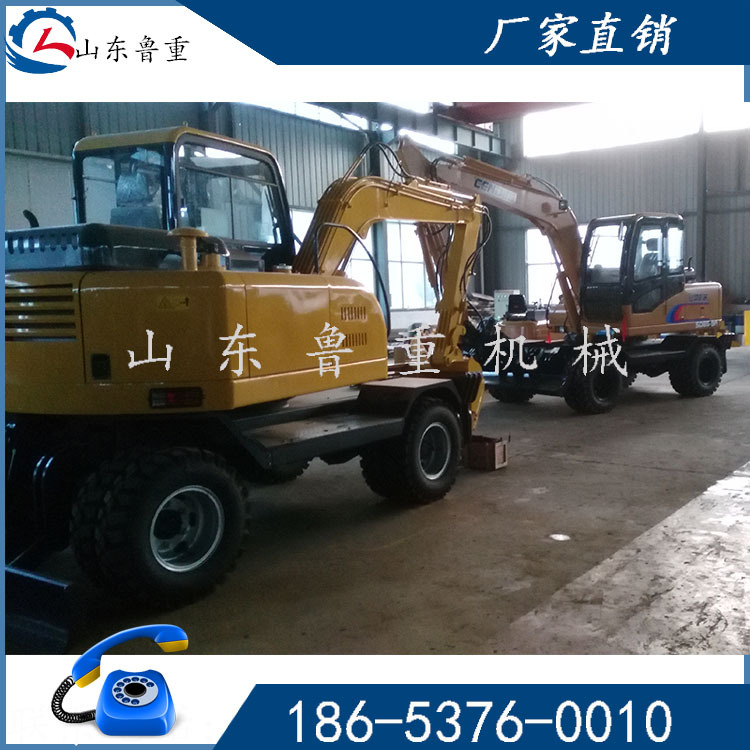 专业制造轮胎式挖掘机 微型挖掘机价格 质量保障 货真价实