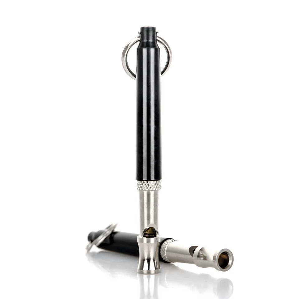 [Прямые продажи с фабрики] Флейта для дрессировки собак Свисток Черный футляр для ручек Регулируемая флейта для собак Товары для дрессировки собак