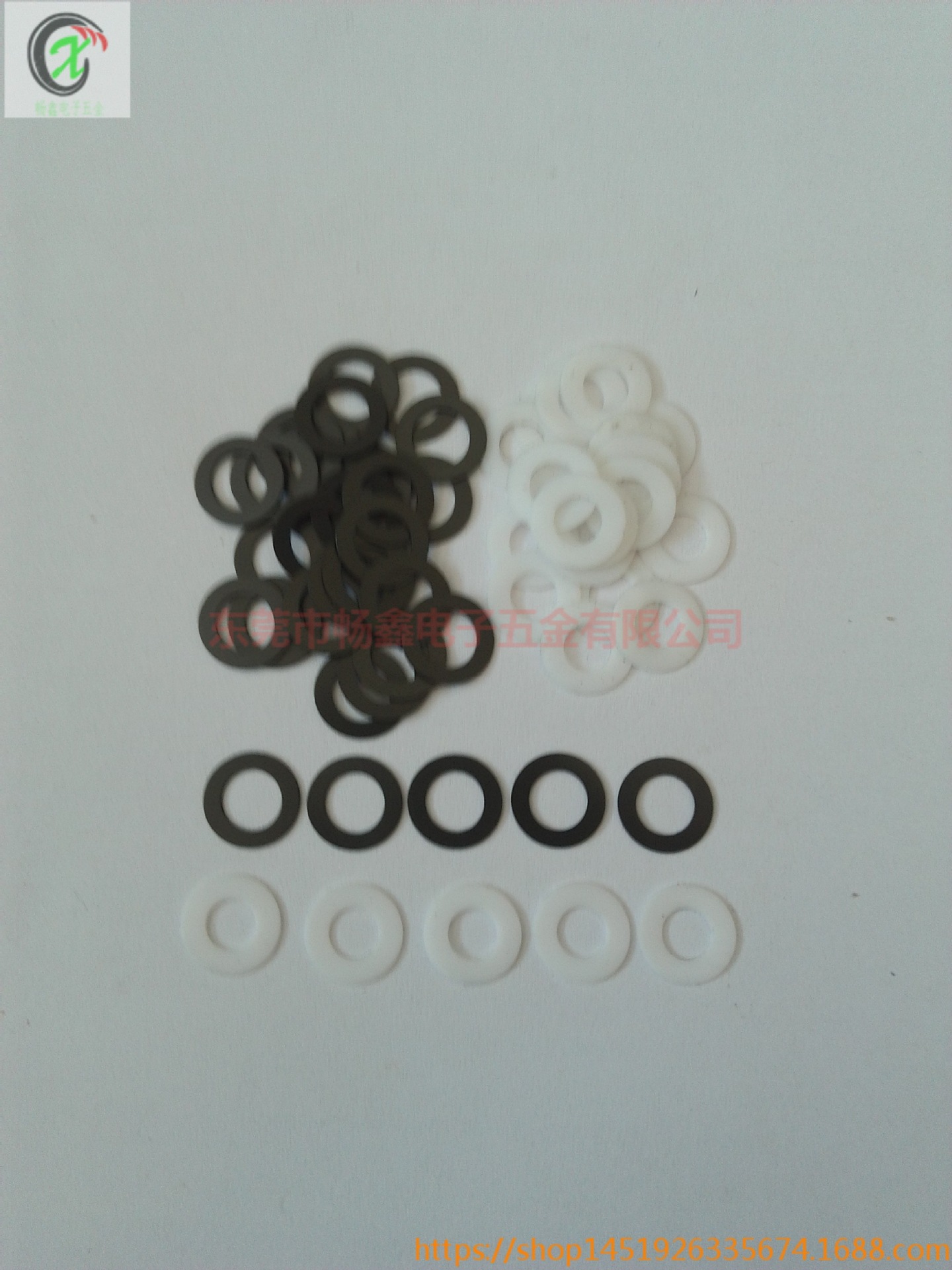 PVC PET Insulation washers Printing press printer nylon meson electrical machinery bearing Graphite nylon shim