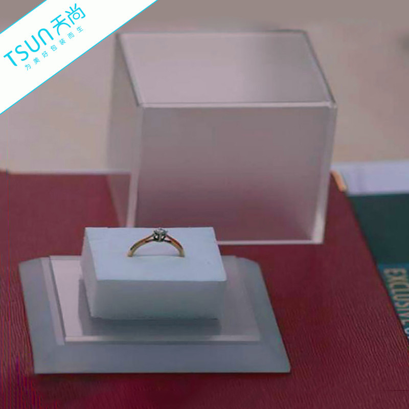 供应 戒指垫 首饰戒指盒内衬  植绒海绵内衬内托 定做