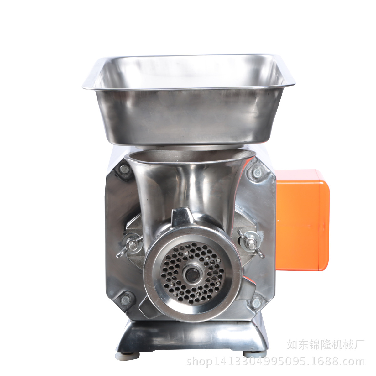 不锈钢绞肉机 用不锈钢全自动绞肉机家用料理机12型台式