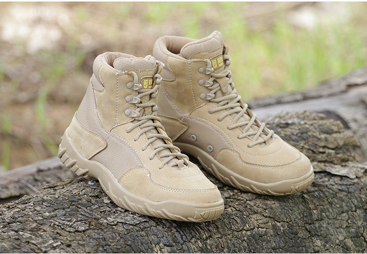 Bottes militaires pour homme en cuir - Ref 1397338 Image 13
