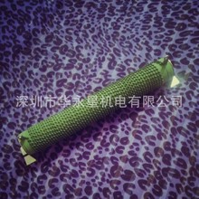 专业生产高品质大功率线绕，被漆绿色波纹瓷管电阻100W