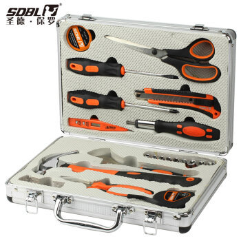 圣德保罗 34件套壕华型工具组合 家用五金套装维修工具BL-017