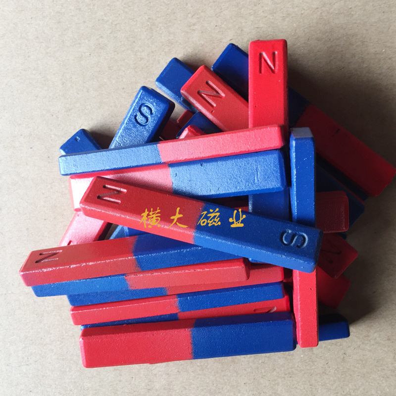 F70*12*7  教学磁铁  长方形喷漆磁铁     实验磁铁