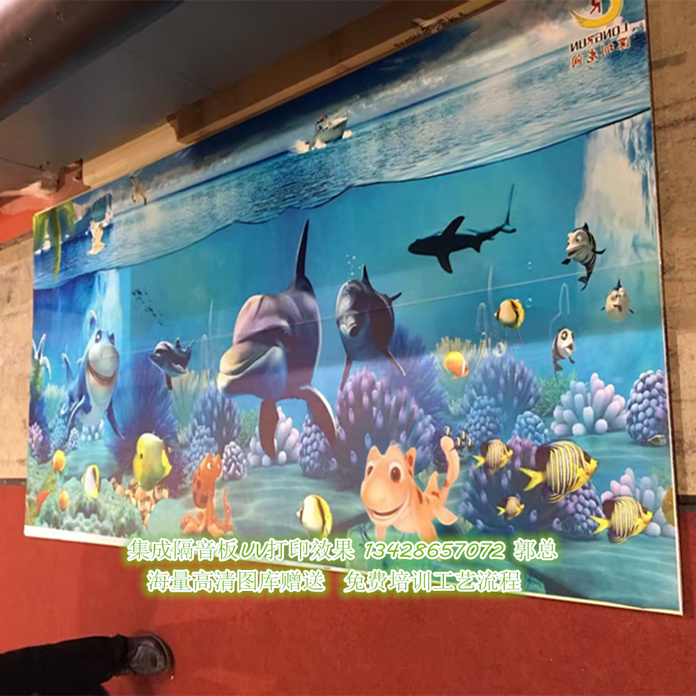 双排2030集成墙板打印机 生态木墙板打印机