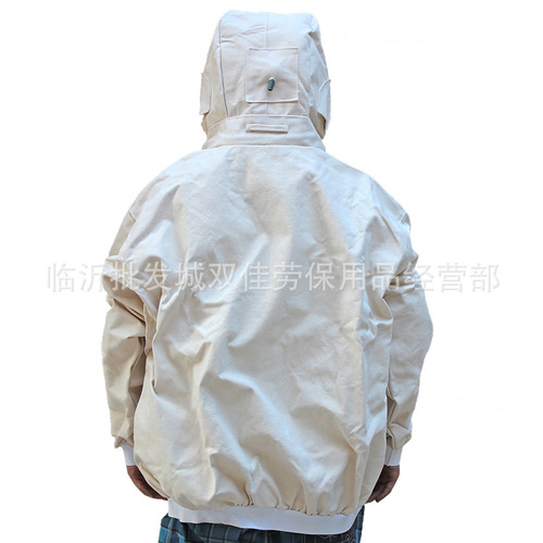 Abrasive sandblasting suit, sandblasting protective clothing, thick canvas paint suit, split sandblasting and polishing workwear, wear-resistant workwear