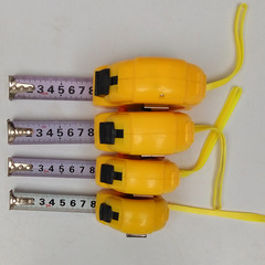 Supply of plastic-shell steel tape measures, engineering measuring rulers, snail-style box tapes, 3m, 5m, and 7m tape measures, plus hardware tools.