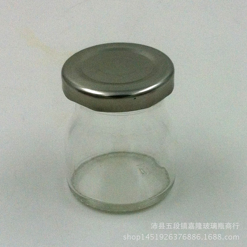 廠家現貨供應150ml新款絲口燕窩瓶玻璃瓶布丁瓶蜂蜜果醬瓶果醬