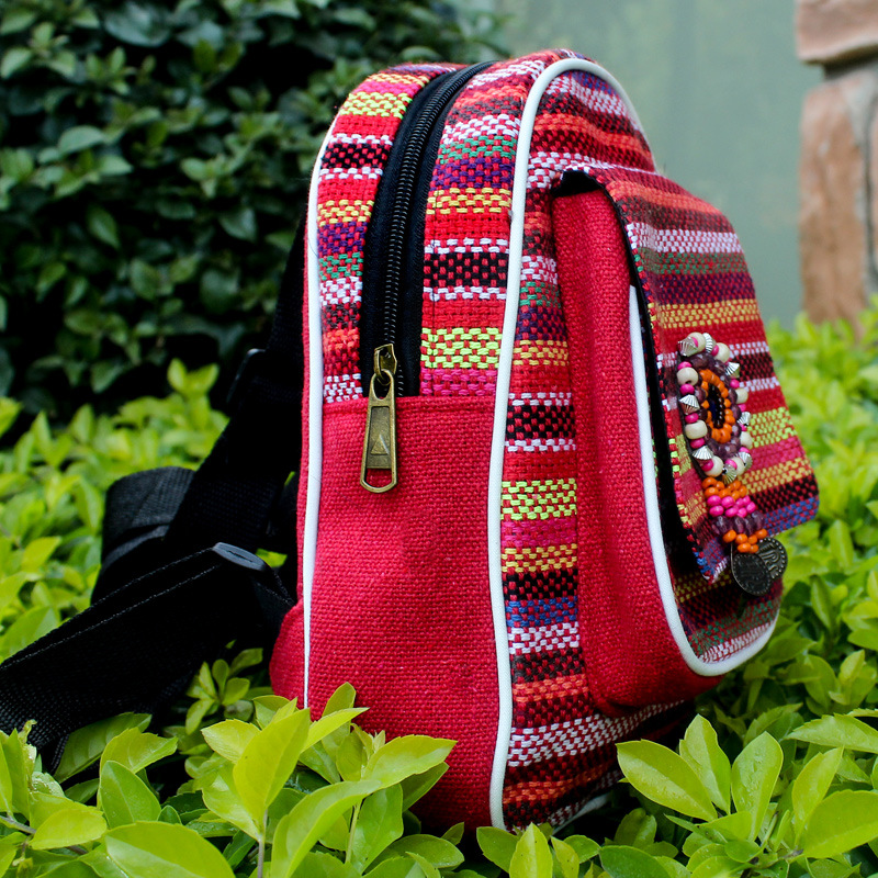 Yunnan Lijiang Dali estilo étnico especial niños mochila casual moda retro estilo mochila de lona