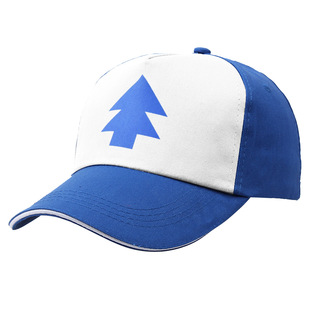 Spot wholesale AliExpress explosions grotesque town Dipu with pine tree parent-child blue baseball hat