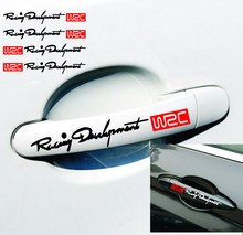 跨境车贴汽车车贴 雕刻反光车身贴纸 WRC拉力赛拉手贴 双色拉手贴