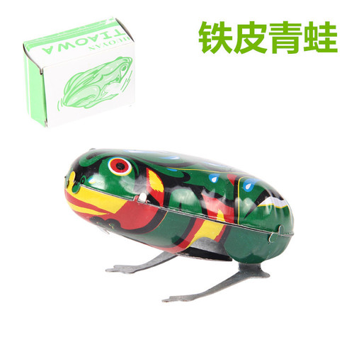 Bestselling Iron Frog Spring-Loaded Mouse Toy from the Year of the Rat 2020, Classic Nostalgic Stands for Gen X, Retro Street Vendor Style