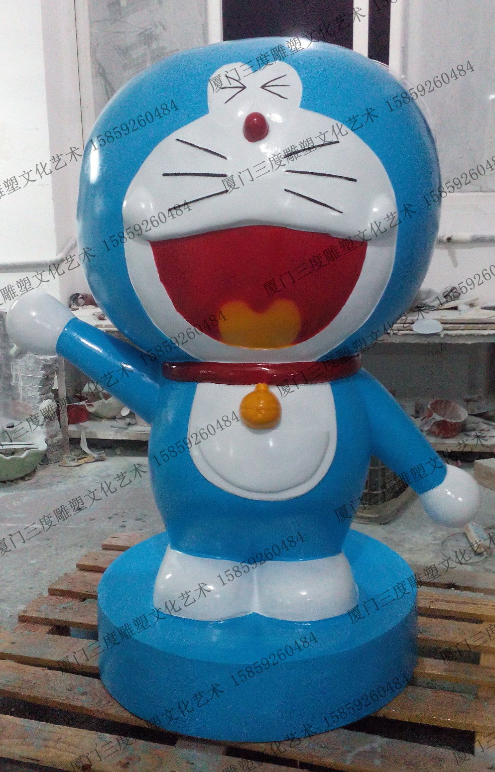 7多啦a梦机器猫卡通雕塑 (3)_副本1