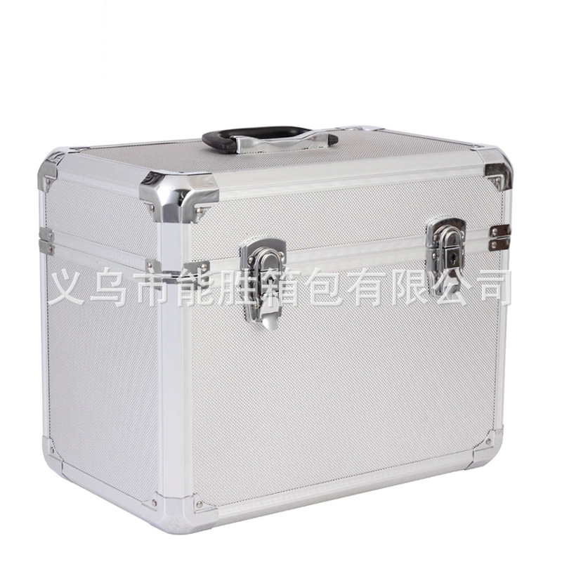 大号家用多功能 五金工具箱 铝合金手提箱 仪器箱 车载维修工具箱