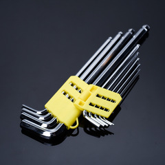 批發宇達球頭內六角扳手套裝螺絲m5公制加長組套套裝內六角扳手