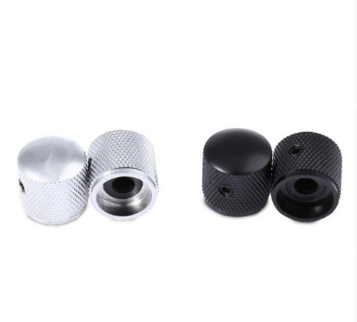 Electric guitar metal volume tuners, bass volume tuners, perforated iron knobs, volume knob switch caps