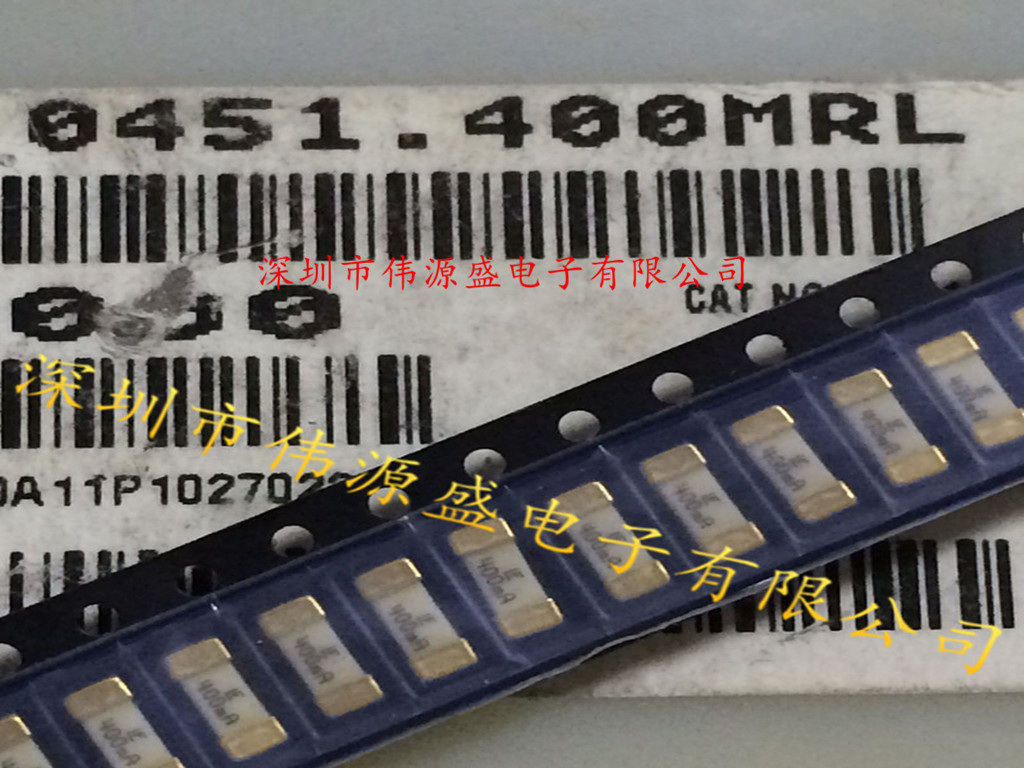 一次性陶瓷快熔型保险丝 125V 400mA 1808体积 0451.400MRL