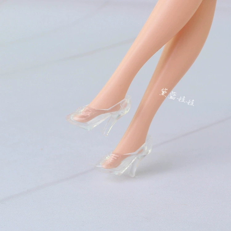 Детская кукла-принцесса сменная обувь 'Crystal shoes' кристальные туфли кристальные туфли крепление крепится легко осыпается