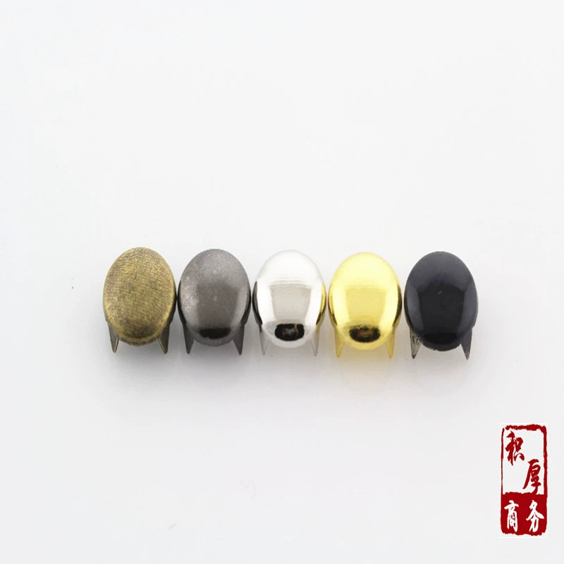 DIY заклепки аксессуары для одежды круглый четыре когтя материал для ногтей сумка коготь гвоздь Круглый коготь гвоздь железный коготь гвоздь Золотое серебро древняя бронза