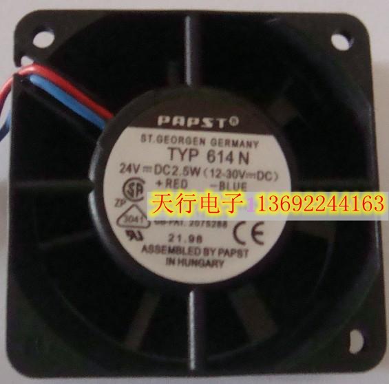 原装德国 西德 TYP614N 24V 2.5W 60*60*25MM 变频器轴流风扇