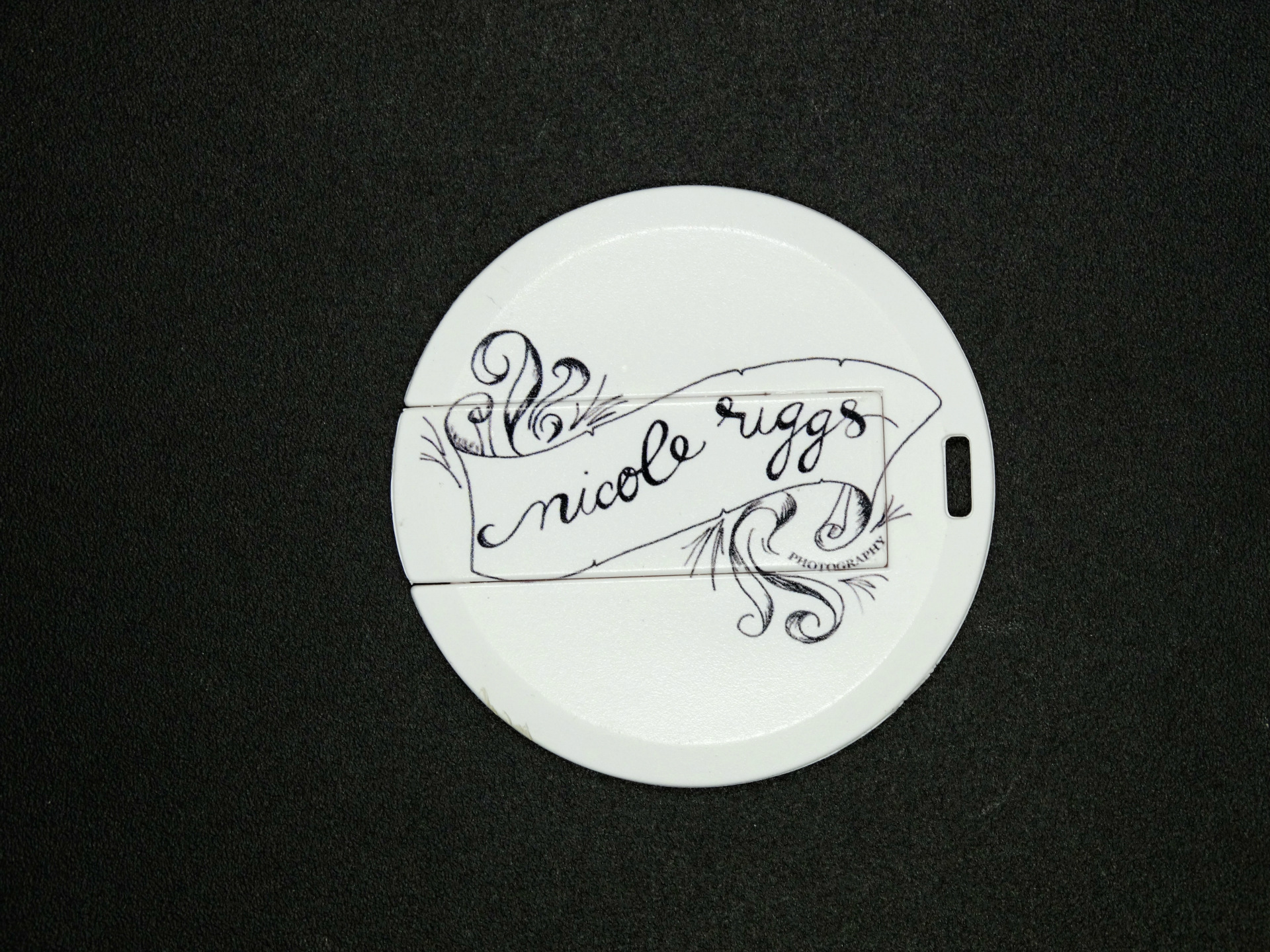 表情包圆形卡片U盘2