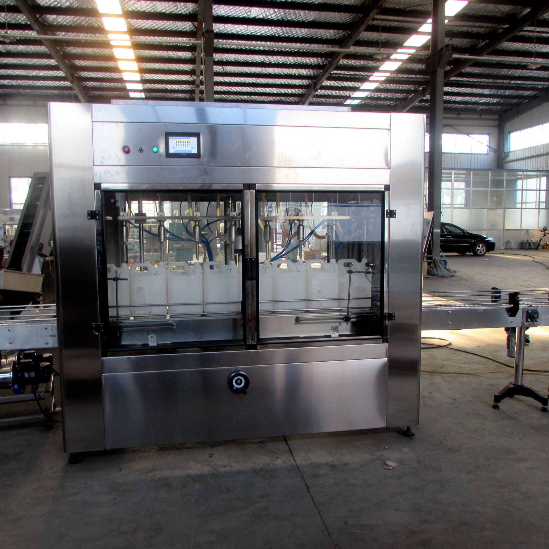 全自动尾气清洁剂防爆灌装机  车用尿素灌装线  玻璃水灌装生产线