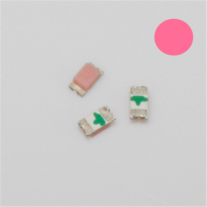 0603贴片LED 高亮粉红灯 粉红光发光二极管 LED灯 SMD 1608