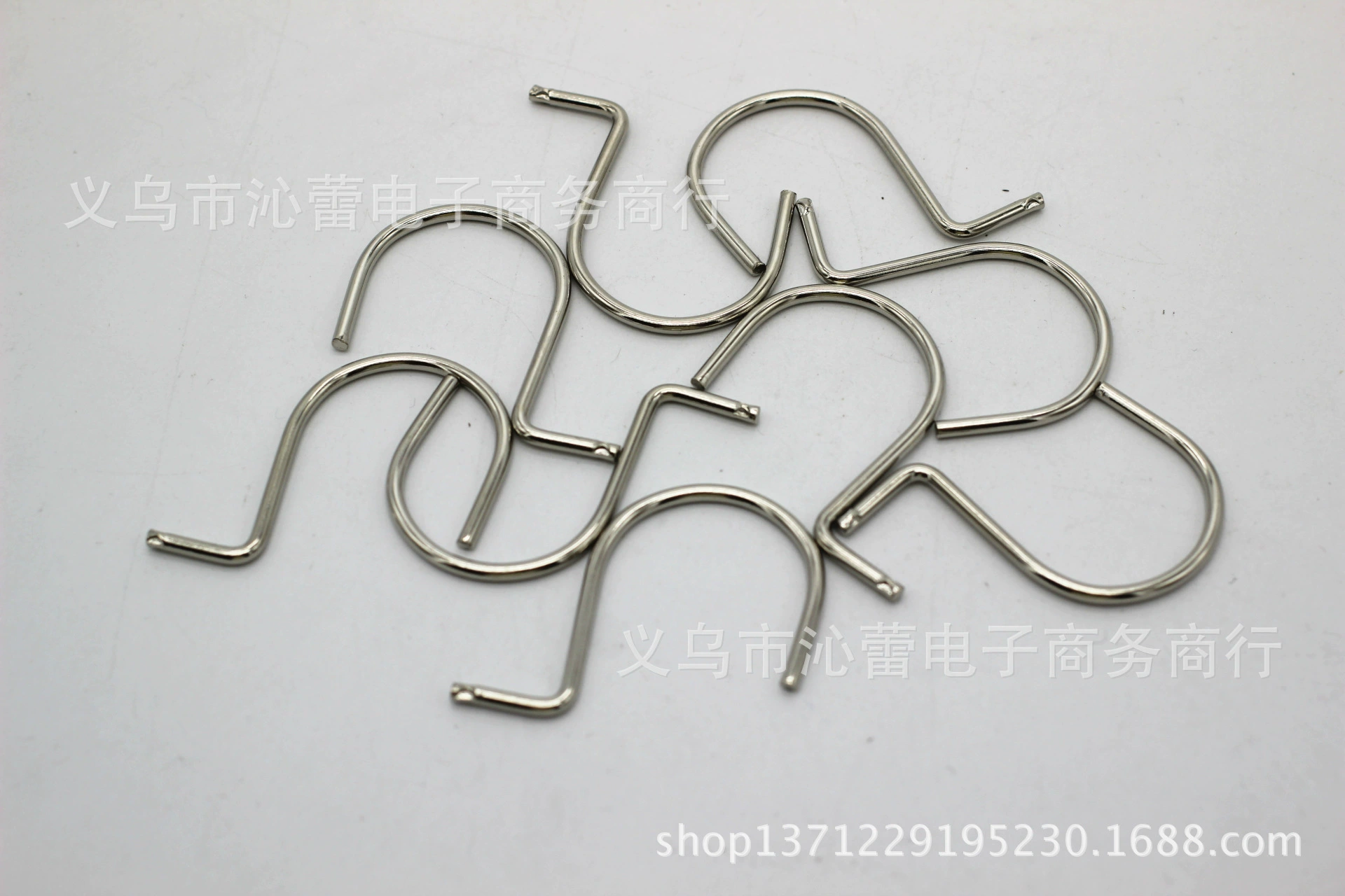 Factory produces shower curtain rings, yuchu hooks, hooks, hooks