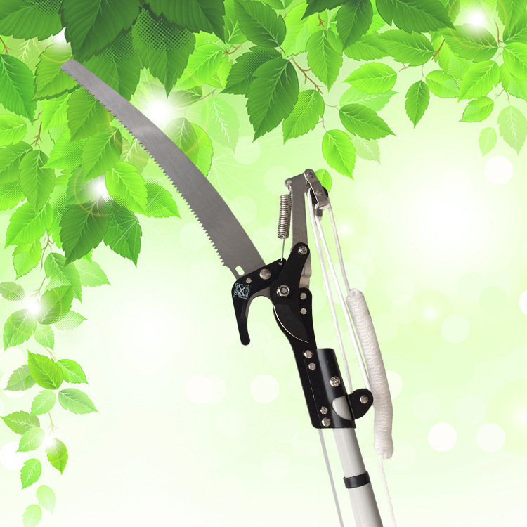 园林五金工具 厂家直销高空园艺剪 高空锯 双泡壳千百惠高枝锯  