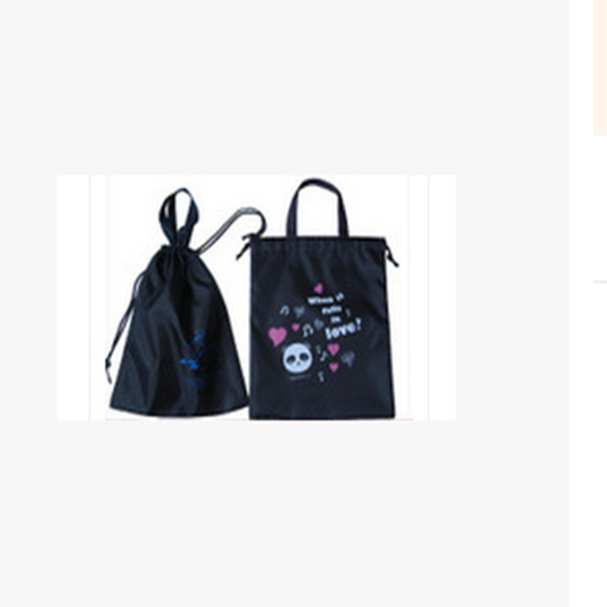 定制时尚大容量手提抽绳袋 购物包袋 双肩折叠抽绳袋包厂家供应