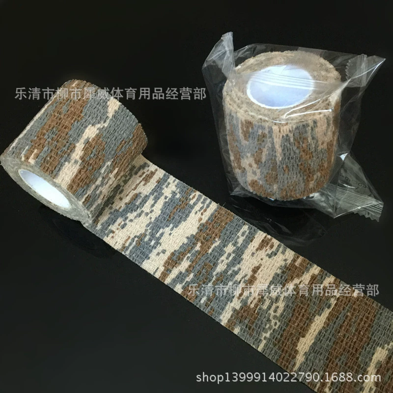Elastic camouflage stretchable hair band, travel high quality elastic bandage, leaves no glue