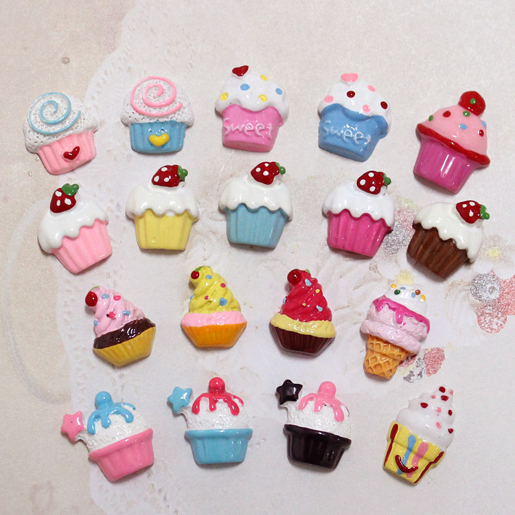 Manufactor Direct selling Japan re-ment  Cake Ice cream Cones ice cream resin parts DIY Butter material