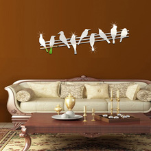 JM048-JM056 亚克力镜贴卧室客厅背景墙贴花鸟镜面贴 2017新款