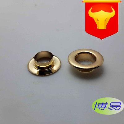 Manufactor Direct selling plane Shoe buckle Flat air hole Rounded edges Copper button for steam eye Air plane Flat buckle
