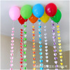 2M wave dot round sheet double -layer three -dimensional paper pull -out balloons hanging decoration wedding party home classroom shopping mall layout