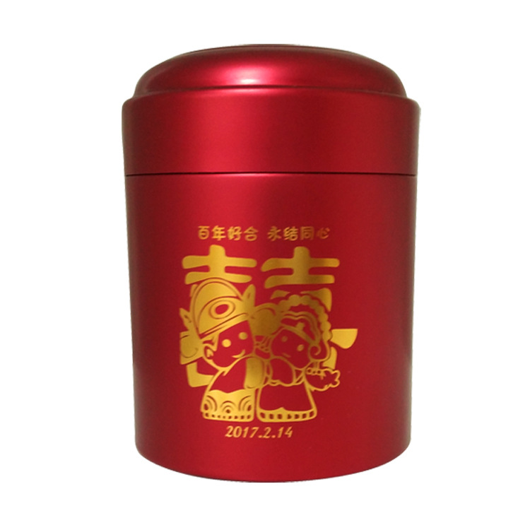 2016新品喜糖高端包装 纯铝制婚庆铝罐支持私版订做厂家直销