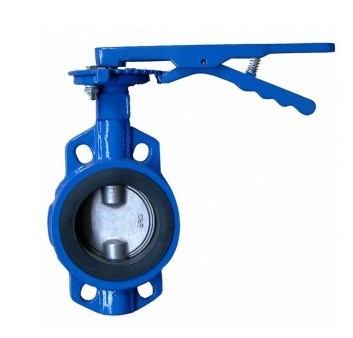 D71F46衬氟对夹手动蝶阀