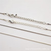 Accessory, necklace, universal copper chain, wholesale