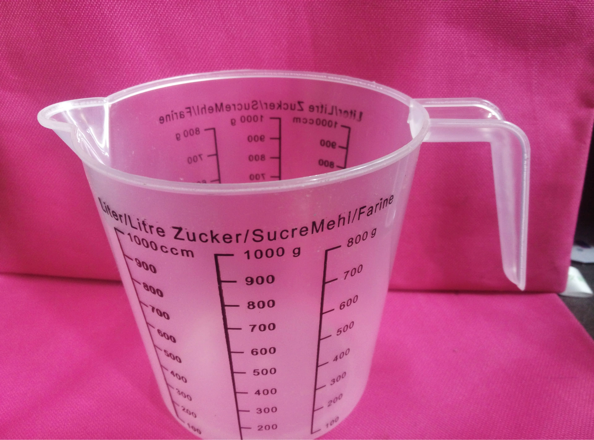 Фабрика прямой 1000 мл пластиковый мерный стаканчик выпечки мерный стаканчик экспериментальный мерный стаканчик