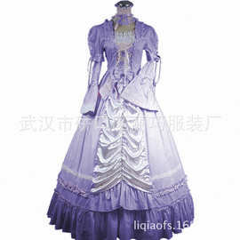 批发出厂价 Lolita哥特式接袖连衣裙 送蝴蝶结 送脖饰 送裙撑