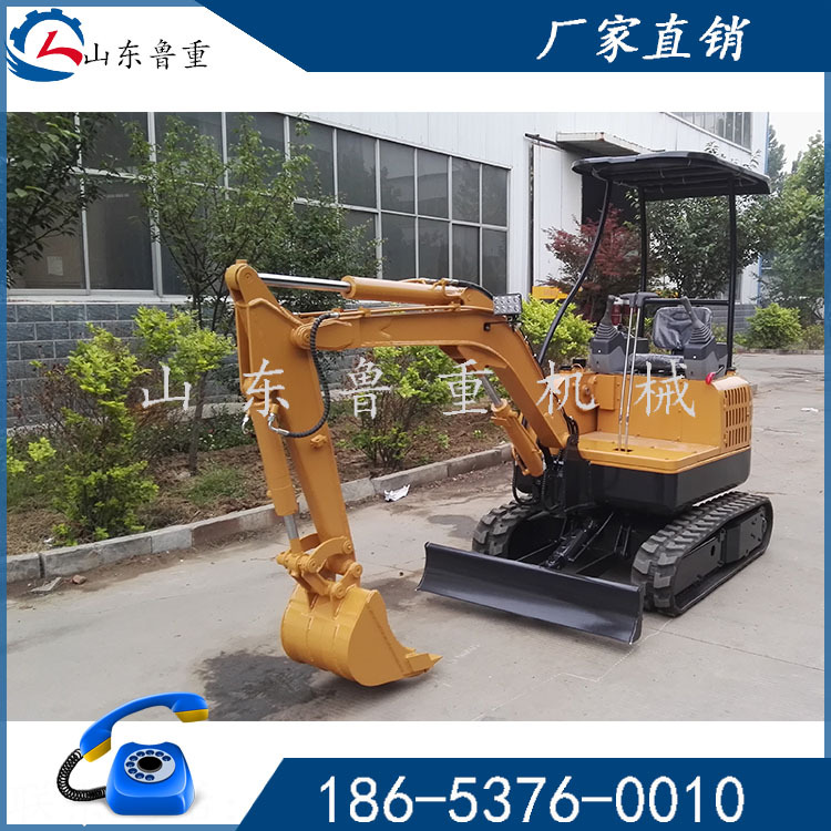 小履带挖掘机 抓草机 选购鲁重 值得信赖