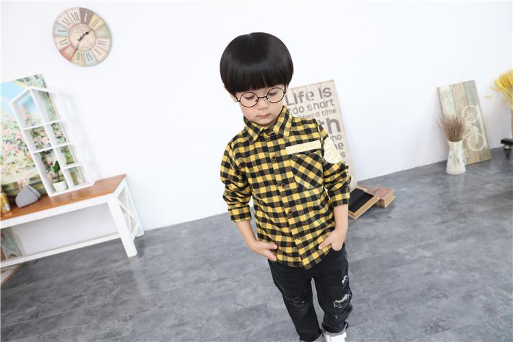 Chemise garcon à manche longue - Ref 2077353 Image 26